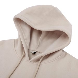 Sweats à capuche d'hiver à capuche pour femmes pull à manches longues décontracté OEM Logo personnalisé 100% coton polaire teint uni - Product Image 3
