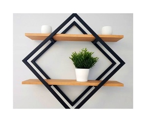 Nuevo Juego de 2 estantes de pared personalizados con forma de triángulo con calidad extra grande y de primera calidad a un precio muy asequible para el hogar - Product Image 3