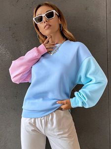 Vente en gros Sweatshirts pour femmes Plusieurs couleurs Manches longues Imprimé Sweatshirts Coton Polaire Fait Sweatshirts - Product Image 5