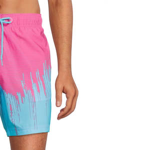 Bajo MOQ Impreso Pantalones cortos de playa Pantalones de natación Hombres Trajes de baño Personalizado OEM Pantalones cortos de baño Traje de baño para adultos - Product Image 4