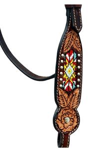 Alta qualità in pelle occidentale Headstall con perline e Tack equestre per le corse di cavalli e l'equitazione ad un prezzo eccellente - Product Image 5