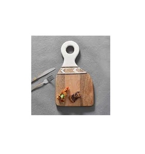 Tabla de cortar con esmalte de madera, accesorio decorativo de gran tamaño, con estampado - Product Image 2