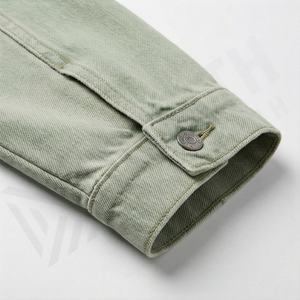 Chaqueta Vaquera Transpirable con Logotipo Frontal Personalizado para Hombre, Nueva Colección de Otoño, Servicio OEM, Ropa de Moda - Product Image 6