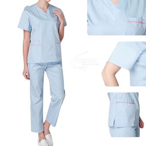 Uniforme Médico de Alta Calidad para Mujer |   Uniforme Médico Personalizado, Uniformes de Enfermería |   Conjunto de Uniforme Médico de Alta Calidad |   Venta al por Mayor OEM - Product Image 3