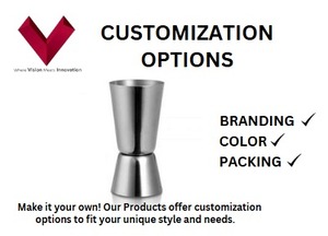 Stainless Steel Peg <b>Measure</b> Glassy Shape, a Glassy Design That Makes Every Pour a Work of Art Glassy Peg <b>Measure</b> Clear <b>Measure</b> - Product Image 3