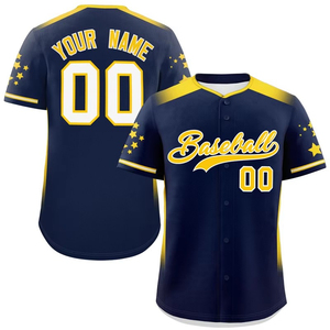 Secado rápido Transpirable Ligero 95% Poliéster Uniforme de béisbol Formulado Impresión digital Cuello en V Ropa de béisbol holgada - Product Image 1