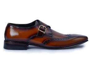 High-quality Handmade Business Casual Genuine Leather <b>Shoes</b> for <b>Men</b> with British Tower Buckle Pointed Toe Groom <b>Shoes</b> Wedding - Product Image 4