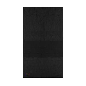 Black Polyester Rectangular Plain Scarf - Product Image 1