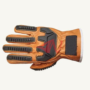 Gants résistants en cuir et TPR conçus pour la sécurité dans la construction, le confort et les tâches quotidiennes exigeantes - Product Image 4
