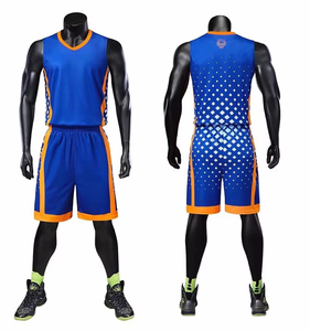 Conjunto de camiseta de baloncesto sublimada para hombre, sin mangas, de malla, con estampado geométrico, ropa deportiva transpirable para adultos - Product Image 5