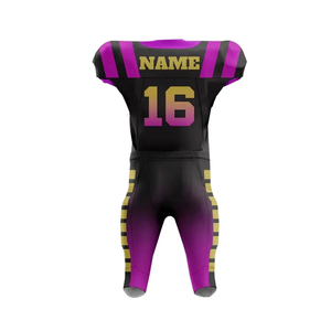 2025 meilleure vente taux réglable uniforme de Football américain usine directe nouveau modèle hauts respirant 100% Polyester uni - Product Image 3