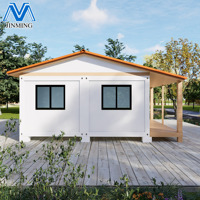 Chalet de villégiature modulaire préfabriqué en acier pour l'extérieur, cabane modulaire, maison d'été préfabriquée pour lune de miel et hébergement.