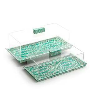 Plateaux de conception géniale de qualité supérieure Plateaux de fournitures de service en os avec plateaux de décoration de Noël durables de qualité alimentaire - Product Image 6