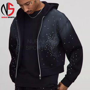 Survêtements de jogging légers et de qualité supérieure pour hommes avec strass NURAK – Collection 2026 - Product Image 1