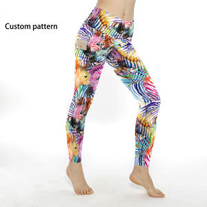 Pantalons de yoga élastiques pour femmes de qualité supérieure, leggings en spandex conçus sur mesure, extensibles dans les quatre sens, vêtements de sport OEM en gros - Product Image 5