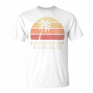 Camiseta Retro de los Años 70 de la República Dominicana, Ropa Promocional de Estilo Retro - Product Image 2