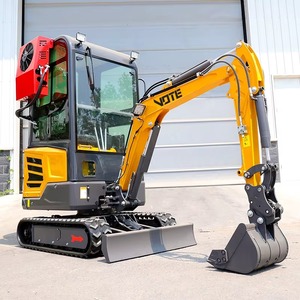 Miniexcavadora Compacta Landward de 1000 Toneladas, Nueva y Usada, con Motor Diésel, Accesorios, Motor Poclain, Caja de Cambios, Bomba Kawasaki, Rodamientos, Gran Oferta - Product Image 5