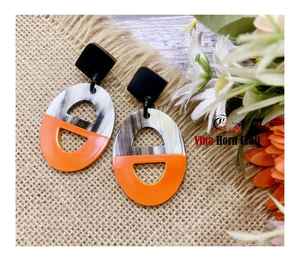 Pendientes de Cuerno de Búfalo Hechos a Mano de Alta Calidad, Estilo Clásico, Joyería de Cuerno de Búfalo Natural, Artesanía Natural - Product Image 5