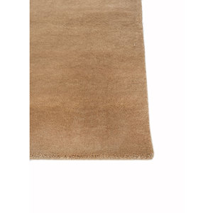 พรมขนสัตว์ผสมไหมถักมือสีเบจน้ำตาลลายใหม่สำหรับห้องนั่งเล่น ห้องโถง ทางเดิน รูปทรงสี่เหลี่ยมผืนผ้า ดีไซน์แบบจิ๊กซอว์-AKWS-9011 - Product Image 4