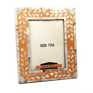 Marco de fotos con incrustaciones de madreperla, marcos de fotos con incrustaciones de fregona para decoración, marco de fotos con incrustaciones de madreperla y hueso - Product Image 5