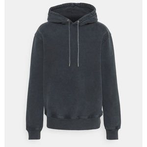 Sweat à capuche lourd personnalisé de style streetwear, 450 g, en coton biologique 100 %, avec un design vintage délavé et déchiré pour hommes - Product Image 3