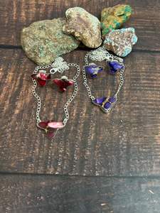 Fait à la main en argent Sterling raisin Dahlia Rose Bull collier boucles d'oreilles ensemble élégant femmes bijoux Unique Designer mode - Product Image 5