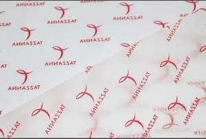 กระดาษห่อขนมขนมกระดาษรองอบกันไขมันแผ่นรองอบพิมพ์โลโก้สีขาวดีไซน์ตามสั่ง - Product Image 5