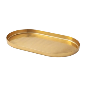 Plateaux en laiton gravés avec poignée, forme personnalisée, plateau de service alimentaire doré pour table, utilisés dans les hôtels et les mariages - Product Image 6