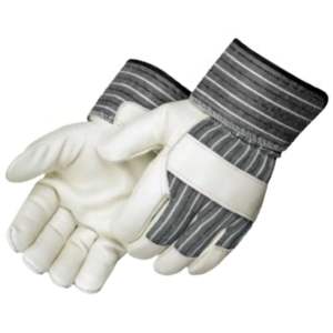 Vêtements de travail en cuir de vachette de qualité supérieure Gréeur canadien Protection des mains Gants de travail en cuir robuste - Product Image 6