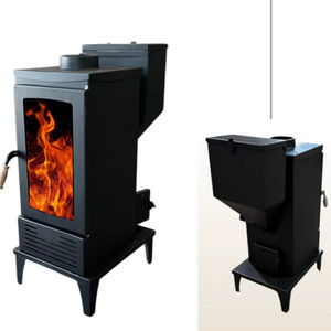 เตาชีวมวลเหล็ก7kW อัดเม็ดขนาดเล็กเครื่องทำความร้อนในร่มเป็นมิตรต่อสิ่งแวดล้อมและกระทัดรัด - Product Image 1