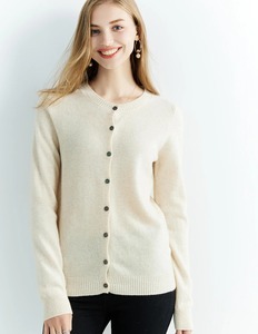 Respirant mode dame col rond à manches longues grande taille coupe ample câble tricot femmes chandails - Product Image 4