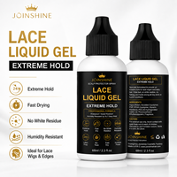 Fabricant de gel liquide pour dentelle à marque privée, gel fixant à base d'eau à tenue forte pour les marques de perruques