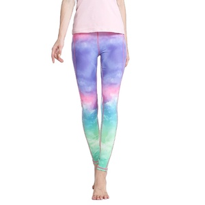 Women Printed Gym Leggings High Waist Tummy Control Yoga <b>Pants</b>, Quick Dry Breathable Sportswear for Workout & Running - Product Image 2