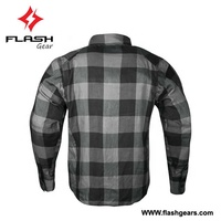 Vestes de protection en flanelle blindée de niveau 2 CE sur mesure pour adultes, chemise de course sur route pour moto par le fabricant