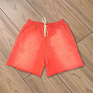 Custom Logo Summer Acid Washed <b>Sweat</b> <b>Shorts</b> for <b>Men</b> 100% Cotton French Terry solid Pattern Drawstring <b>Shorts</b> For <b>Men</b> - Product Image 4