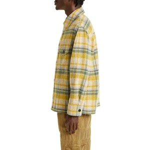 2023 veste chemise en coton pour hommes personnalisée avec manches longues et deux poches plaquées 100% chemises en coton pour hommes - Product Image 4