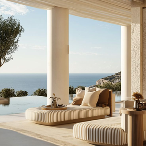 Chaise longue d'extérieur réglable en aluminium imperméable et résistant aux UV pour piscine et jardin - Product Image 5