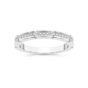 Anillo Clásico de Diamantes Cultivados en Laboratorio, 0.25 Ct Tw, Oro Sólido de 14K, Color FG, Claridad VS, 25 Diamantes, Joyería Elegante - Product Image 2