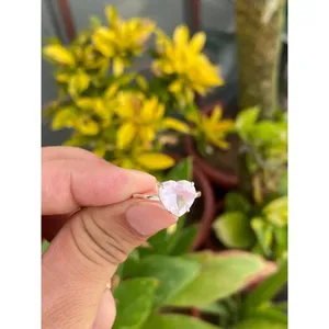 Natural Rose Quartz Heart Cut <b>Ring</b> 925 Sterling Silver Handmade Gemstone Jewelry Wholesale Supplier - Product Image 1