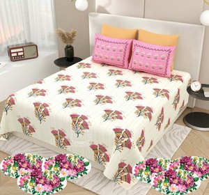 Sábana de tamaño Singal con 1 funda de almohada colcha de algodón con estampado bohemio para usos en EE. UU. - Product Image 3