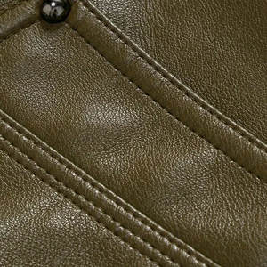 Vestes en cuir personnalisées de bonne qualité pour hommes, vêtements d'hiver, veste en cuir à vendre, vestes en cuir confortables - Product Image 5