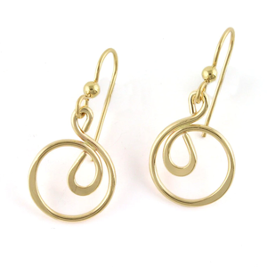 Boucles d'oreilles créoles suspendues en laiton Quartz minimaliste élégant Boucles d'oreilles à crochet naturel meilleure qualité à moindre coût - Product Image 6