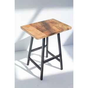 Barlow Mango <b>Wood</b> Stool - Product Image 3