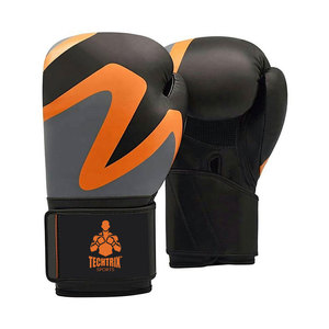 ถุงมือหนังสำหรับฝึกอุปกรณ์กีฬาสำหรับศิลปะการต่อสู้ถุงมือชกมวยออกแบบได้ตามต้องการ - Product Image 1