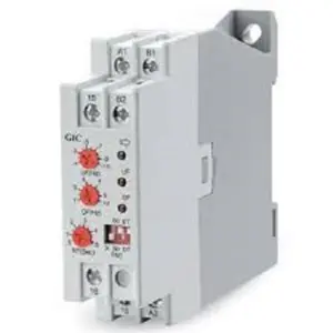 GIC Frequency Monitoring Relay 2 Phase, SPDT, 220 to 440V ac, DIN Rail Overfrequency, Underfrequency