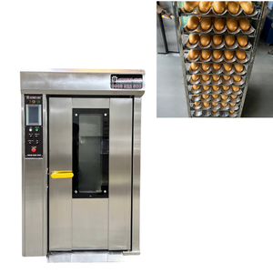 Good Price Bread Oven Bakery 16 Trays Pe & Wooden Pallet With Altuntop Trolley <b>Rotary</b> Oven Kien an Vietnam Factory - Product Image 1