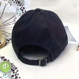 High Quality Custom Embroidery Logo 100% Cotton Snapback <b>Cap</b> Wholesale <b>Flat</b> Brim Fitted Black Plain Blank Snapback <b>Cap</b> Hats - Product Image 5