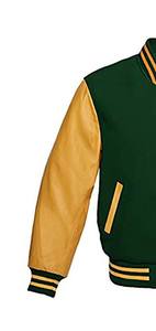 Chaqueta universitaria retro personalizada para hombre, prendas de vestir exteriores atléticas de lana cálidas y cómodas con estilo, impermeables, reversibles para Otoño e Invierno - Product Image 4