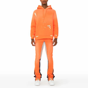 Chándal Deportivo de Alta Calidad con Logo Personalizado, Sudadera con Capucha Lisa de Manga Larga para Hombre, 100% Algodón Ecológico y Transpirable - Product Image 1