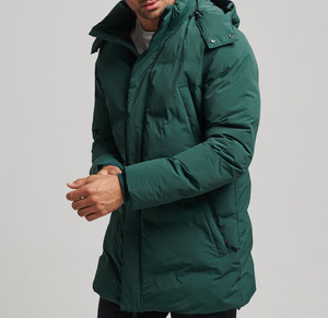 เสื้อแจ็คเก็ตพัฟเฟอร์แบบมีฮู้ดกันน้ำ ระบายอากาศ ป้องกันแบคทีเรีย ไซส์ใหญ่ สไตล์ไฮสตรีท  แบบยูนิเซ็กซ์ สำหรับฤดูหนาว  ผ้าแคนวาส  พร้อมโลโก้ด้านหน้า  สามารถปรับแต่งได้ - Product Image 6